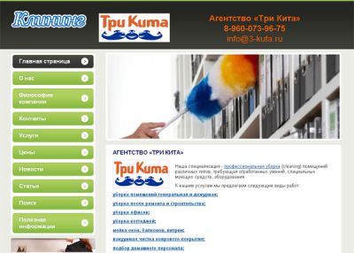 «Три Кита» - профессиональная уборка