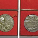 Медаль китайско - советская дружба. 1953 год. значки ссср