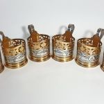 Серебряная вилка. ложка. чашка. блюдце. подстаканники