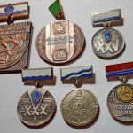 Спортивные прибалтийские медали .прибалтика времён ссср