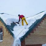 Услуги снегоуборщика чистка снега с крыш