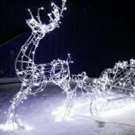 Новогодний лэд олень светодиодный на заказ